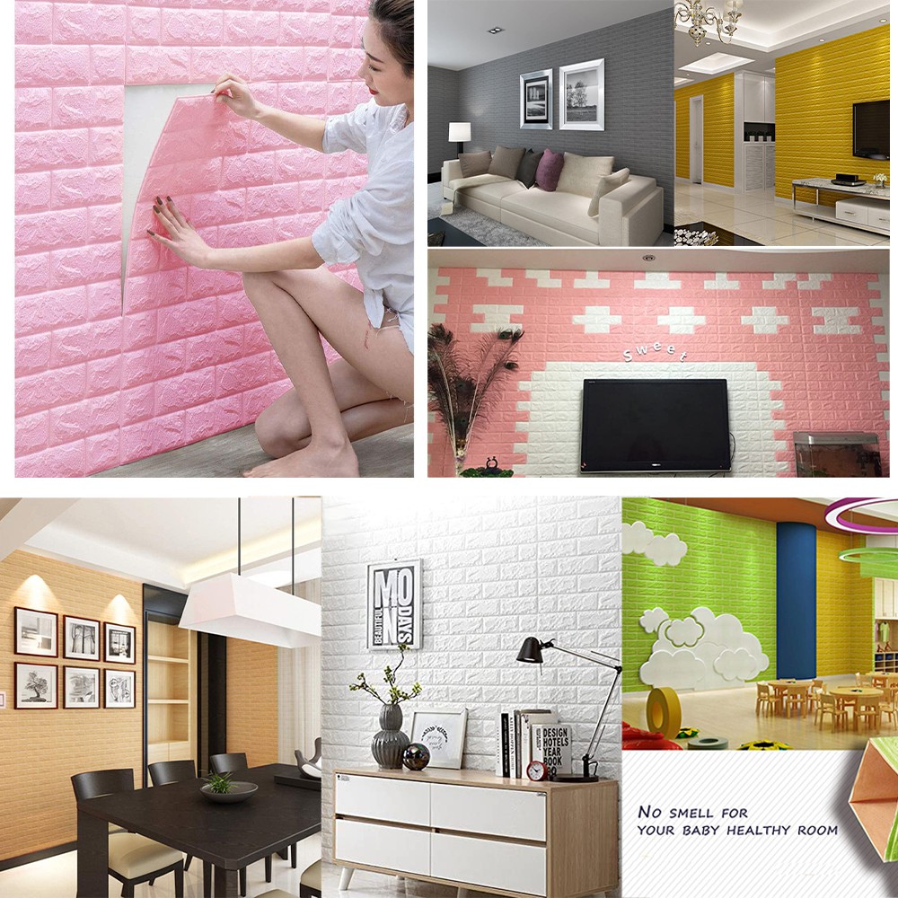 WALLPAPER BATU  BATA  3D FOAM PANEL WALLFOAM 70X77 CM HIGH 