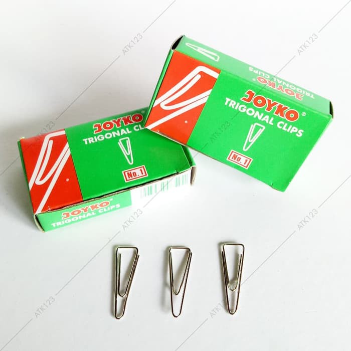 

Stok Ready Paper Clips Joyko Trigonal No 1 28 mm Berkualitas