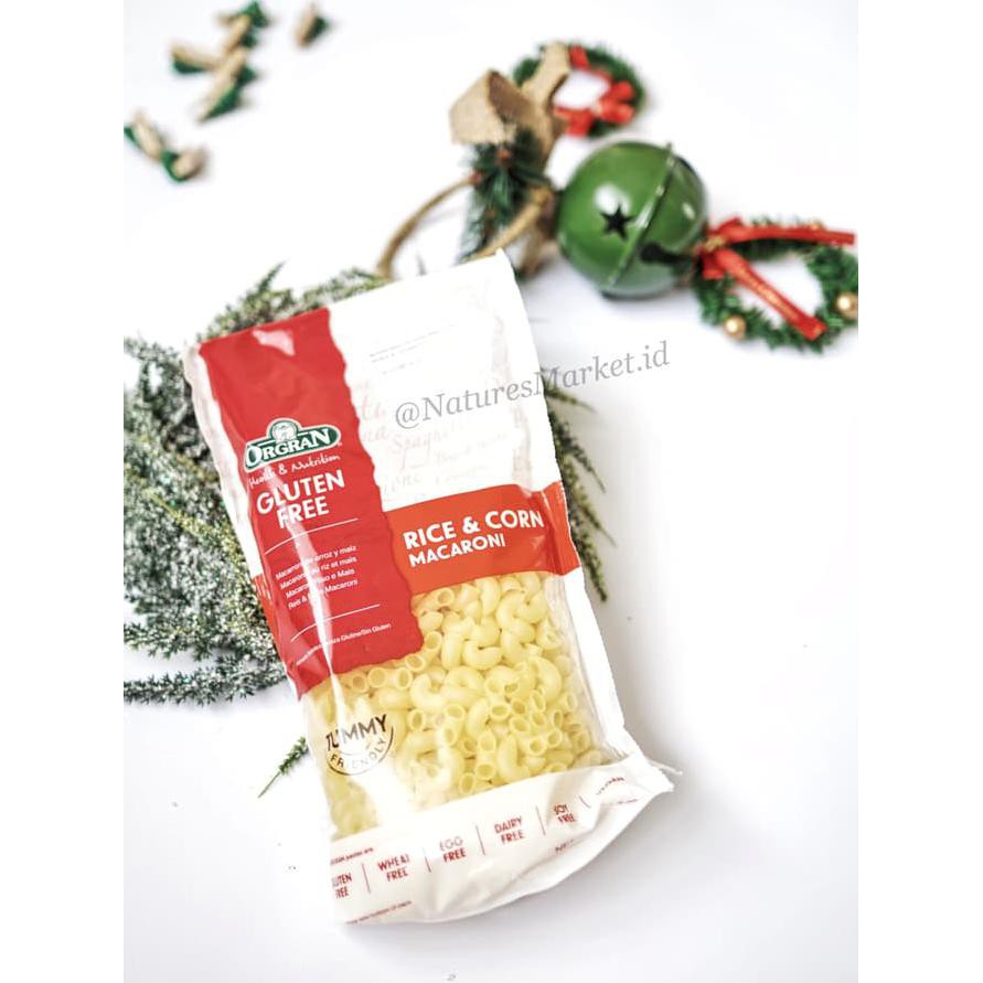 

93BD ORGRAN RICE AND CORN MACARONI 250G MCNO