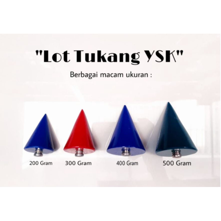 Lot Tukang 300g / Bandul / Lot Gram / Timbangan Tukang / Bandul Tukang / Pemberat Tukang / Bandul