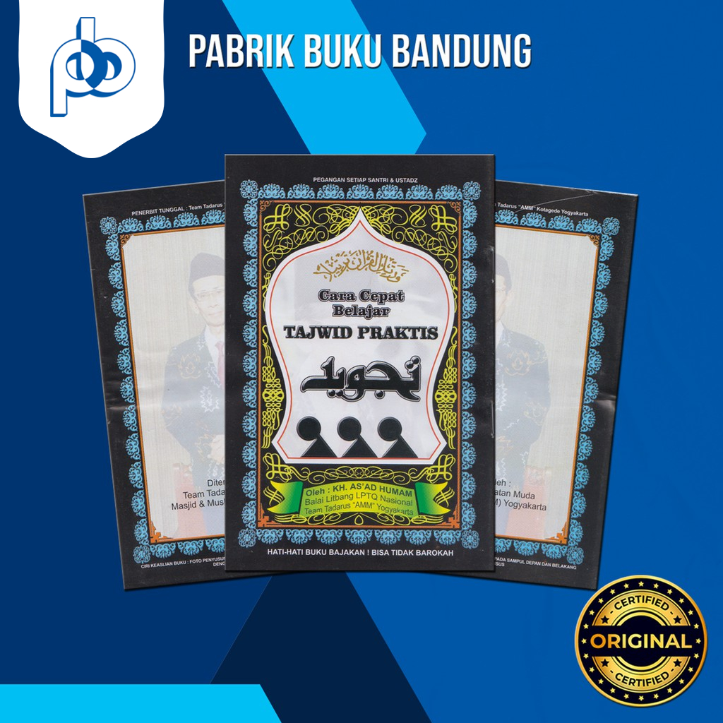 Tajwid Praktis | Buku  Cara Cepat Belajar Tajwid  Lengkap | Panduan Ilmu Tajwid Untuk Anak | 10.5x15