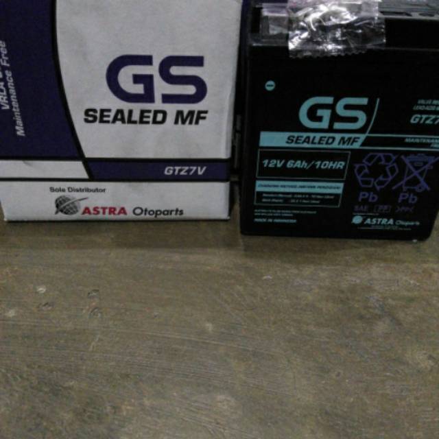 Aki kering accu kering GS  GTZ7V yamaha Nmax lexi Aerox 155