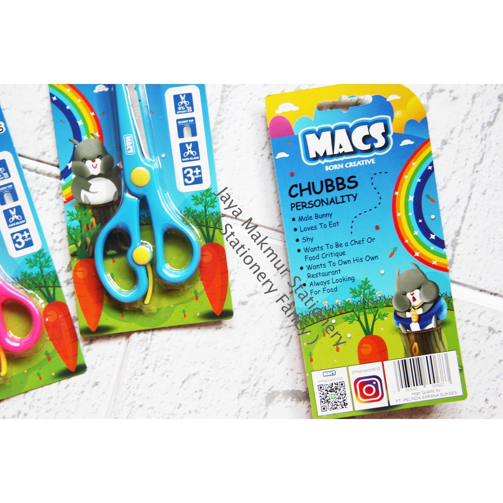 Gunting Anak / School Scissors Macs (Eceran)