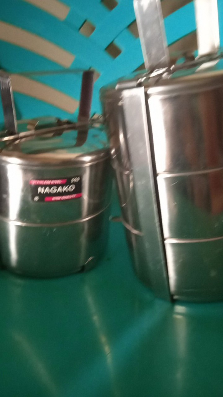 Rantang Stainless Steel 3 Susun Diameter 12cm / Rantang Kecil