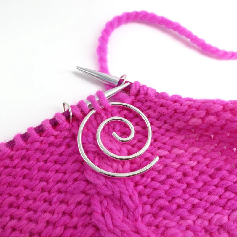 Jarum Benang Rajut Spiral Handmade Bahan Stainless Steel Untuk Sweater / Permadani