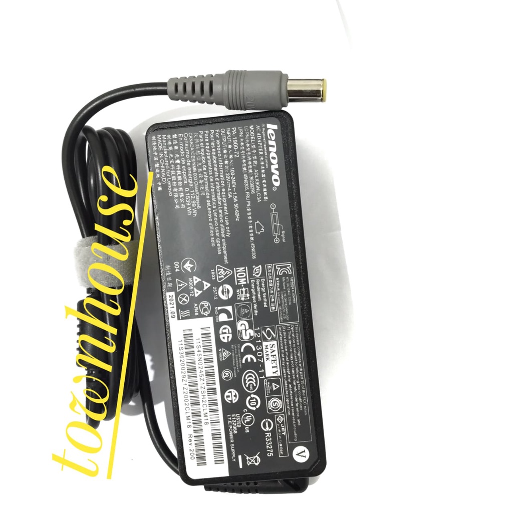 Adaptor Charger Laptop Lenovo Edge 14 15 E420 E430 E520 E530 E545 93P5026 40Y7696 40Y7660 92P1109