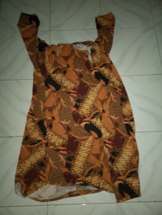 Tunik Jumbo Batik Spandex Korea Busui Ld120 / 4l Lemonskin 019-4113