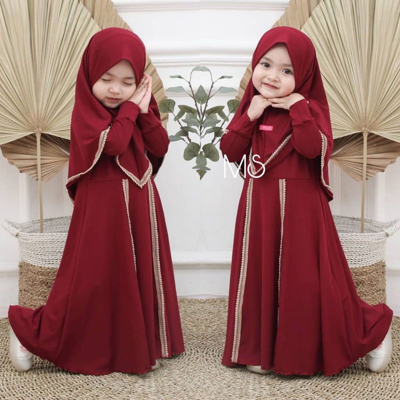 Gamis Fashion Muslim Anak Perempuan Askara