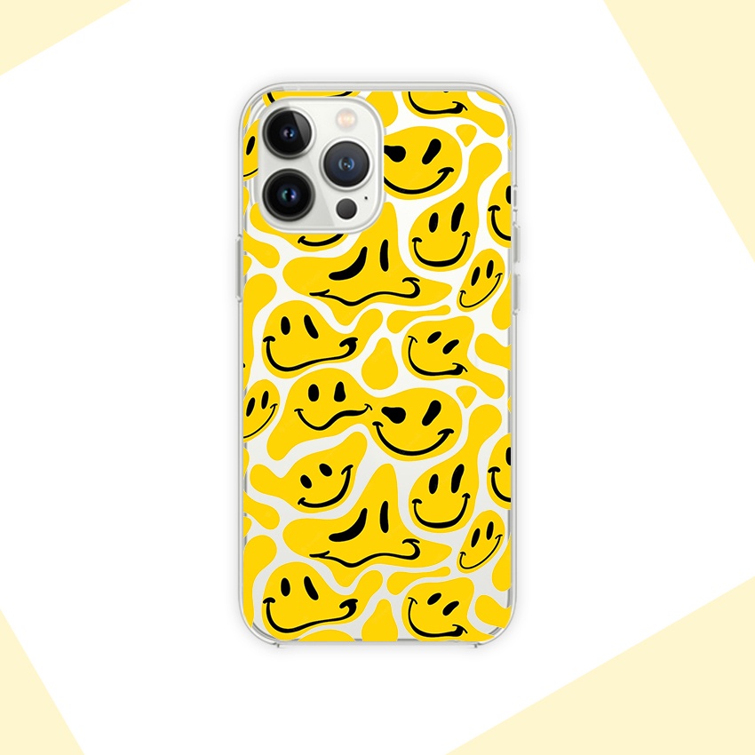 Casing Smiley Melted Smile Softcase iphone Iphone Samsung a51 a72 s22 s21 Note9 Note10 pro plus Mi11lite poco