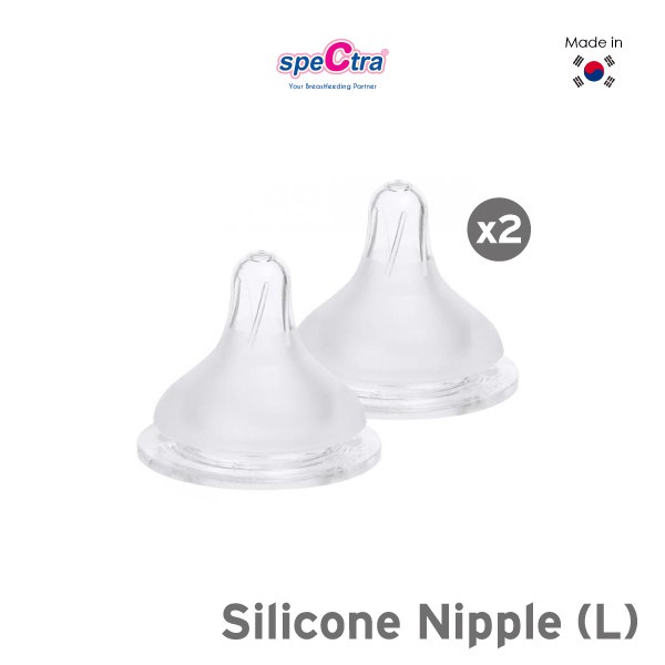 Spectra Silicone Nipple Size L Isi 2 Pcs