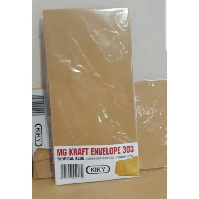 

Amplop kraft 303 (11,9x24 cm)