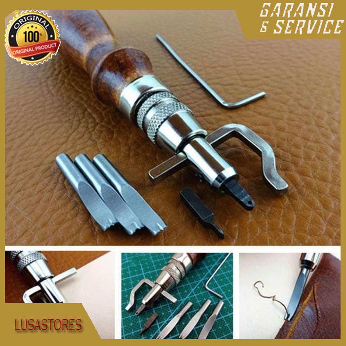 

ALAT KERAJINAN KULIT Stitching Groover Creaser Beveler Puncher leather