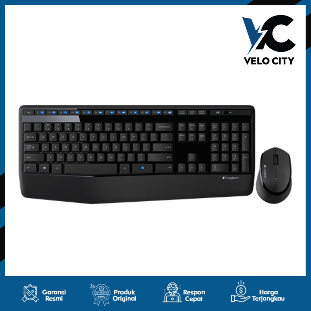 Logitech Mouse Keyboard MK345 Wireless Combo - Original Garansi 1 Tahun