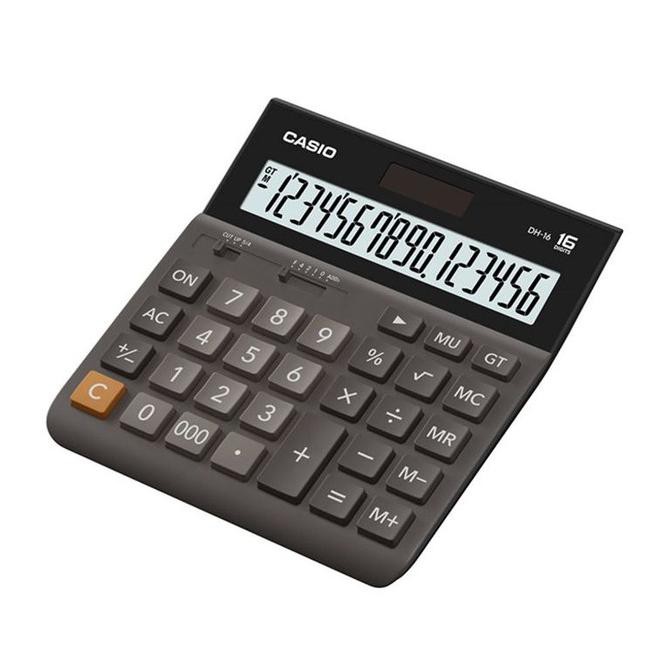 

CASIO DH 16 - CALCULATOR DESKTOP KALKULATOR MEJA KANTOR OFFICE DH-16 - CUCI GUDANG LHOOO