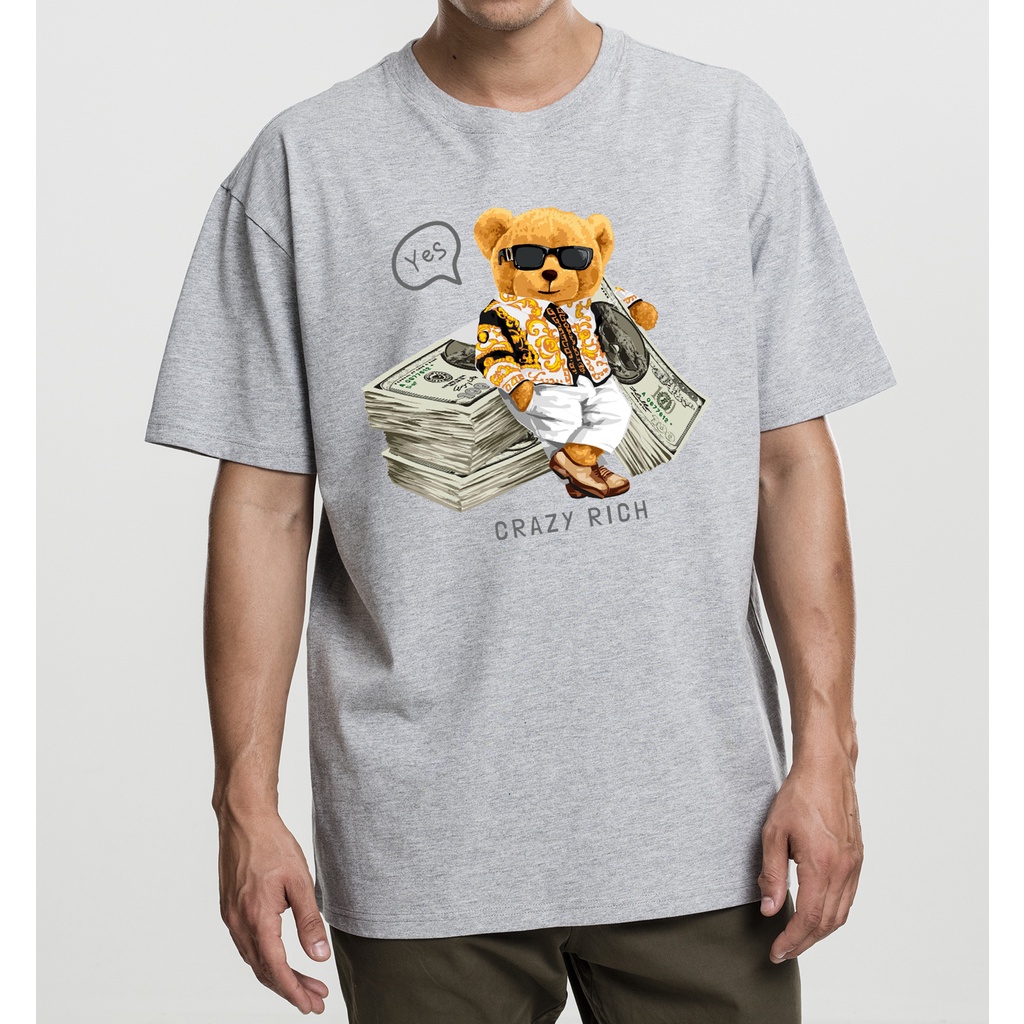 Kaos Oversize gambar Crazy Rich