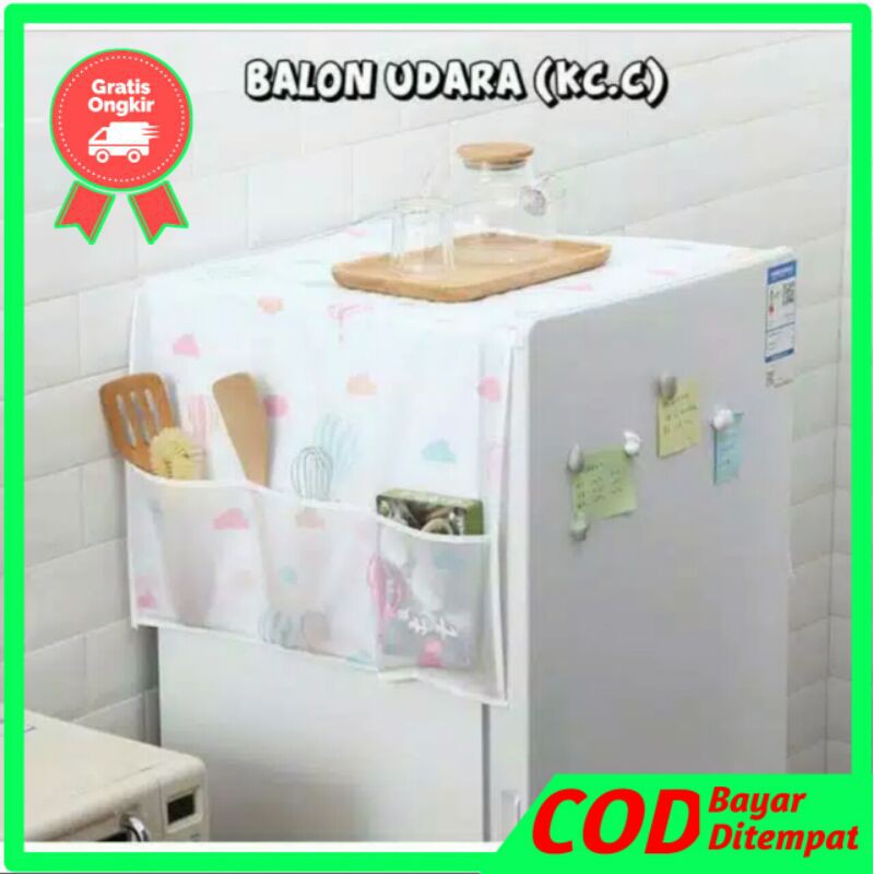 Cover Kulkas Taplak Kulkas Waterproof Anti Air