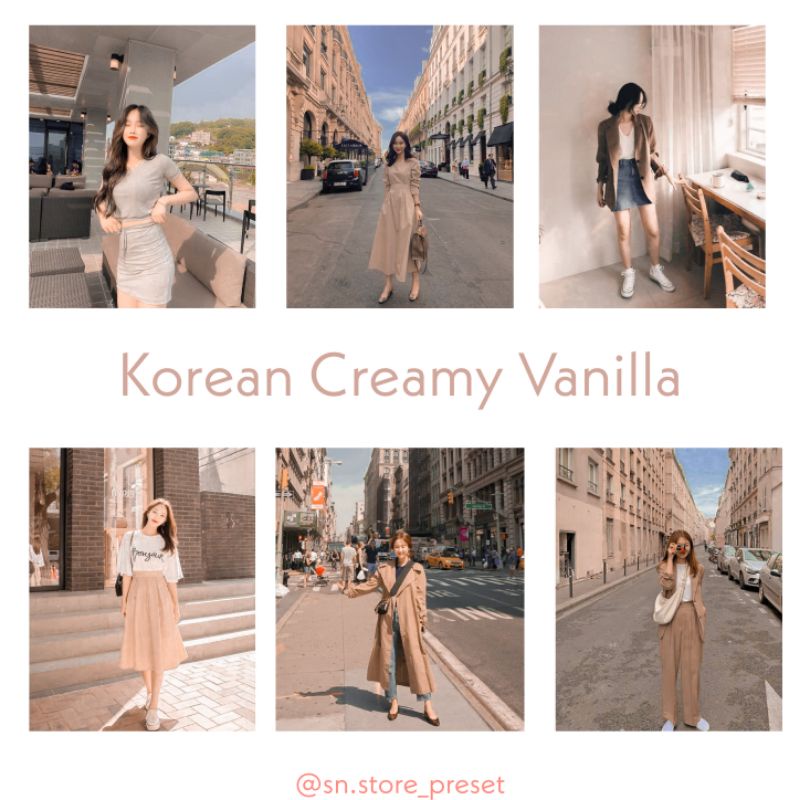 PRESET LIGHTROOM KOREAN CREAMY VANILLA For IOS &amp; Android