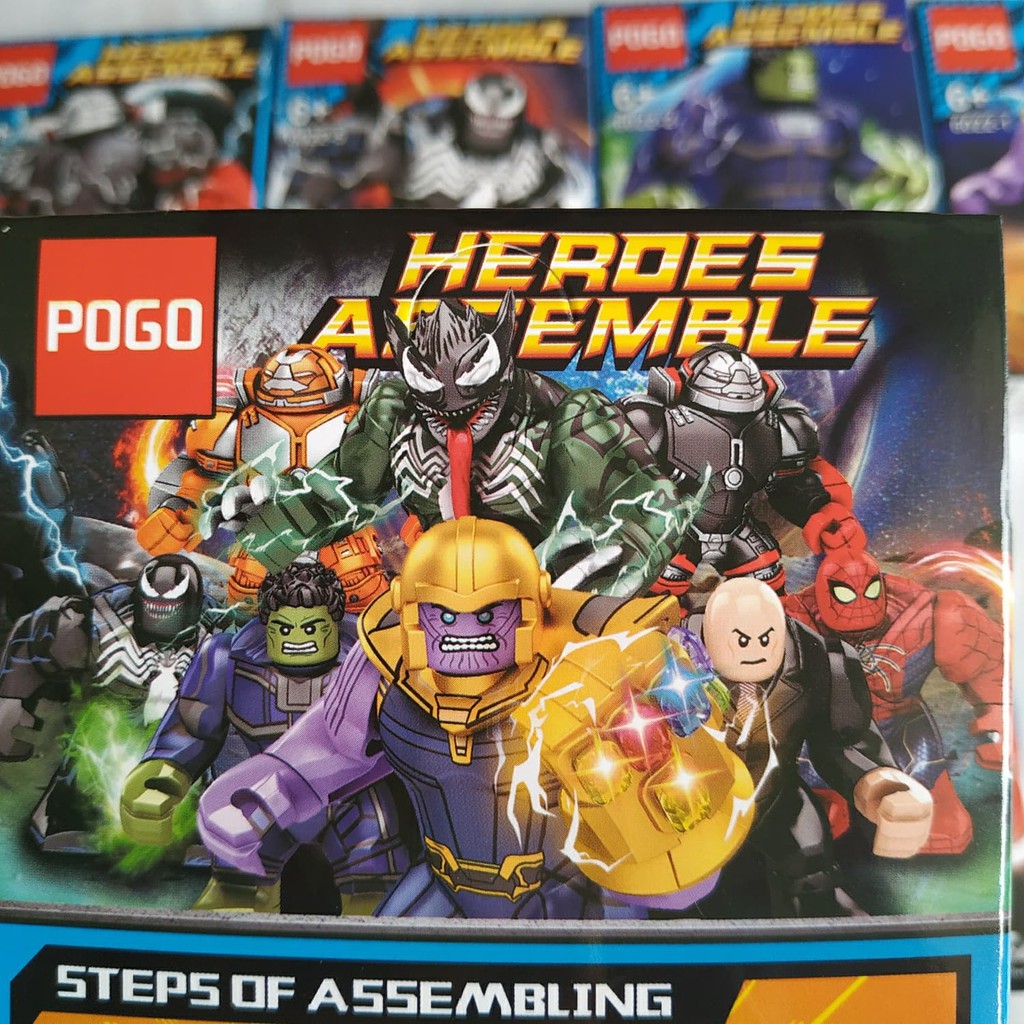 Lego Avengers 4 Heroes Assemble Big Figure Merk POGO 6022