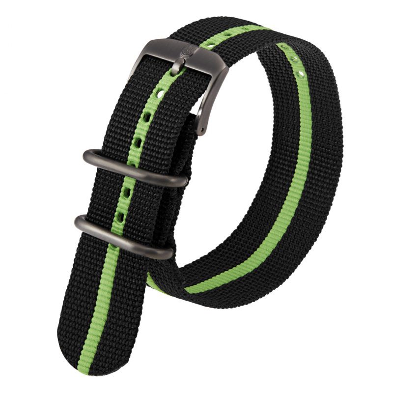 Luminox Strap - Tali Jam Luminox 23mm- Nylon Strap - Black Green