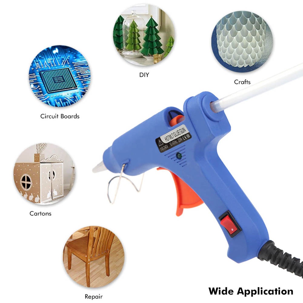 

( 60 PCS ) Isi Lem Tembak Glue Gun Kecil Made In Taiwan / Refill Glue Gun Putih Padat / Toko Satu