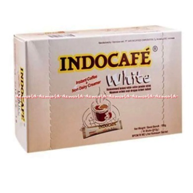 Indocafe White Instant Coffee 10stik Non dairy Kopi Instant White Indocafe Box dus Kopi Putih Indo Cafe 10 sachet