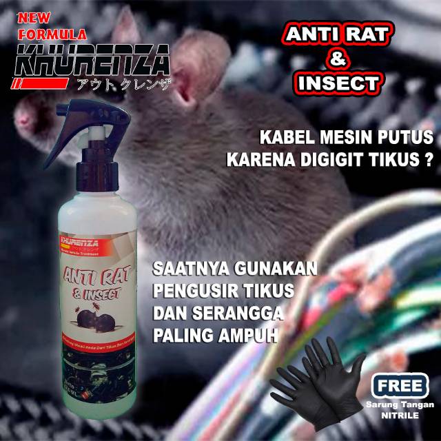 [COD]Cairan Pengusir Tikus dan serangga Ampuh Dikap Mobil Anti Rat &amp; Insect Khurenza