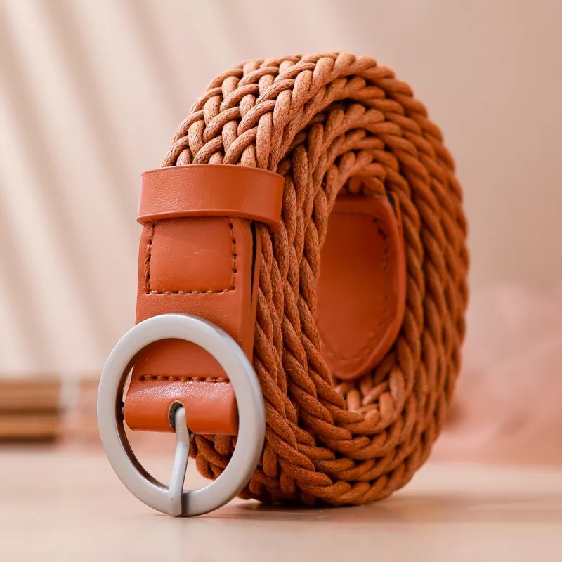 IKAT PINGGANG FASHION WANITA MODEL ANYAM / IKAT PINGGANG KARET WANITA TRENDY - L071