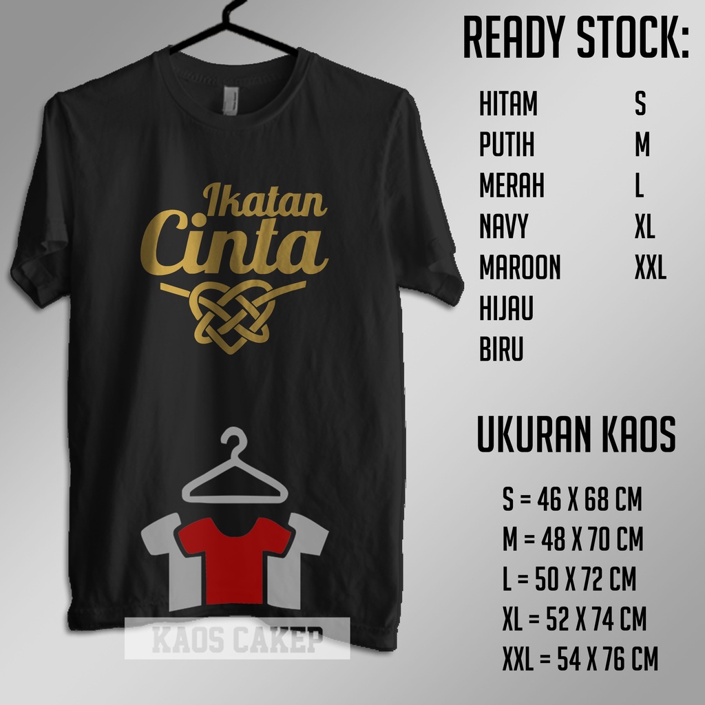 Kaos Ikatan Cinta Logo Baju Distro