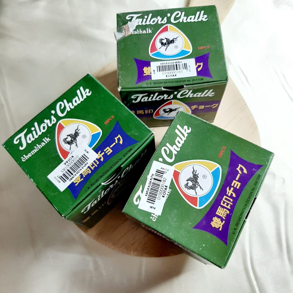 kapur kuda jahit / Kapur Pola Jahit/ Kapur singa Konveksi