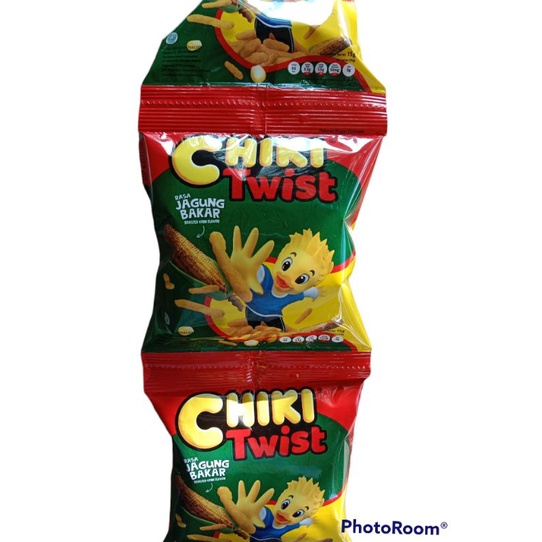 CHIKI TWIST rasa jagung bakar 15gr 1renceng isi 10pcs