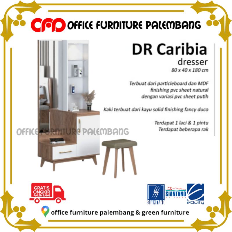 meja rias siantano DR CARIBIA dressing table kaca cermin rias minimalis
