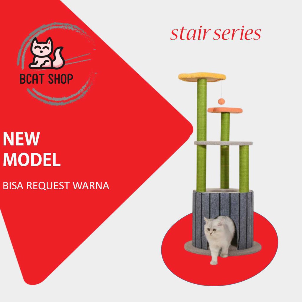 Jual Bcat Shop Cat Condo / Cat Tower / Cat Tree / Rumah Kucing
