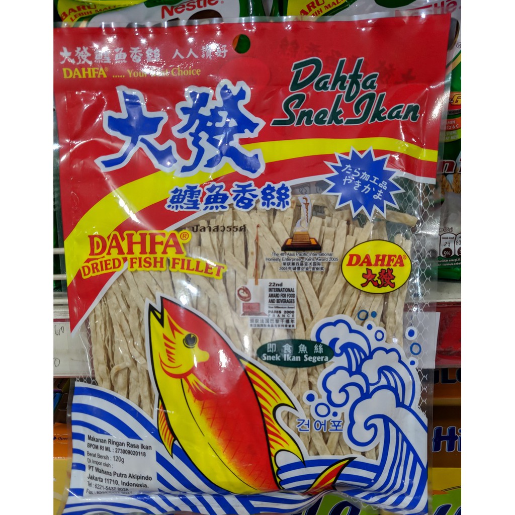 

Dahfa Snek Ikan 120gr - Dried Fish FIllet Snack Besar Jumbo 120 Gr 260 Gram