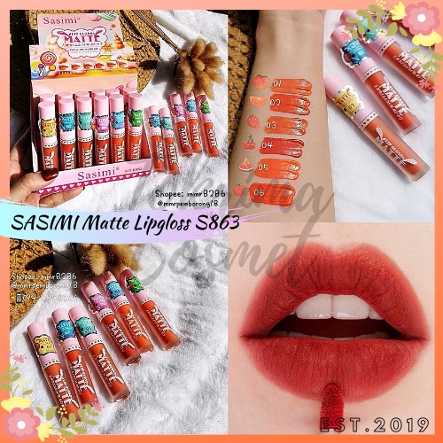 [LUSINAN] Lipgloss Matte Sasimi S863