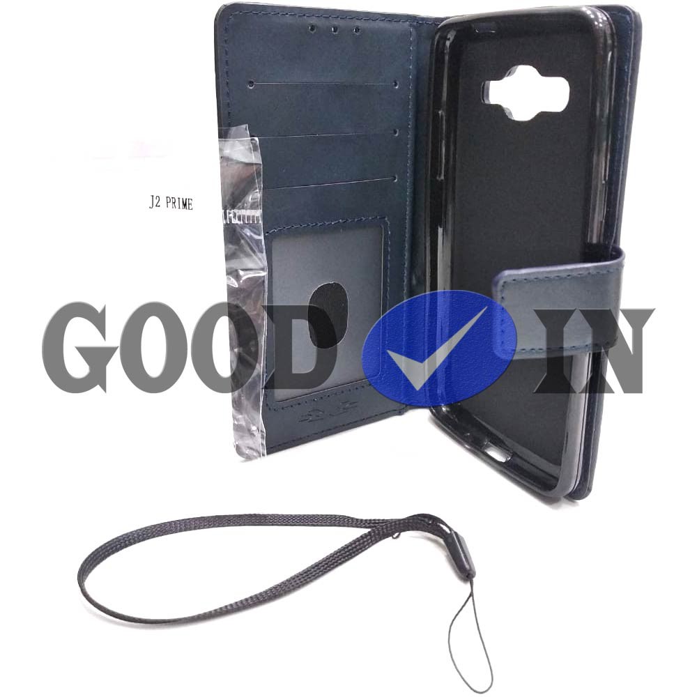 Flip Case - Flip Polos - Case Dompet Kulit Polos - Case Samsung J2 PRIME