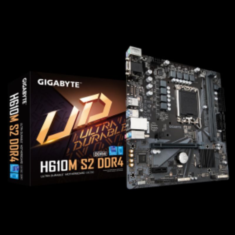 Motherboard Intel Gigabyte H610M S2 (LGA1700, H610, DDR4) LGA 1700