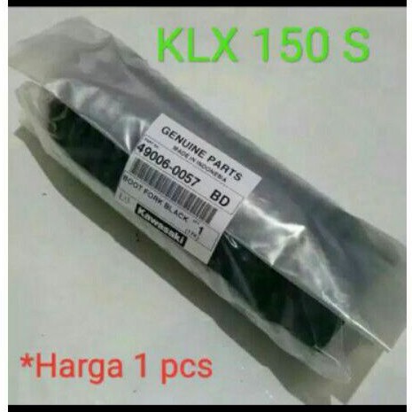 karet pelindung shock depan kawasaki klx 150original