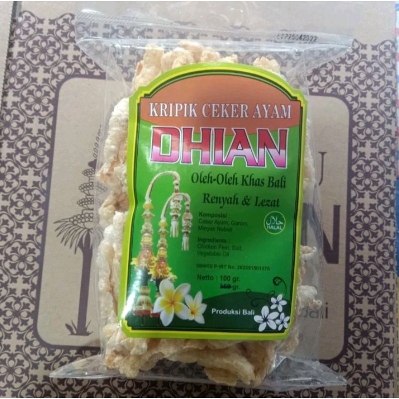 

Keripik Ceker Ayam Dhian 100 Gram