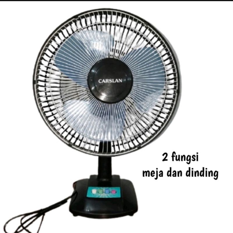 kipas angin meja/duduk dan gantung Carslan 12inch/2 fungsi