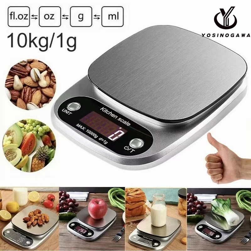 Timbangan Digital 10kg Premium Kitchen Scale High Quality - YOSINOGAWA