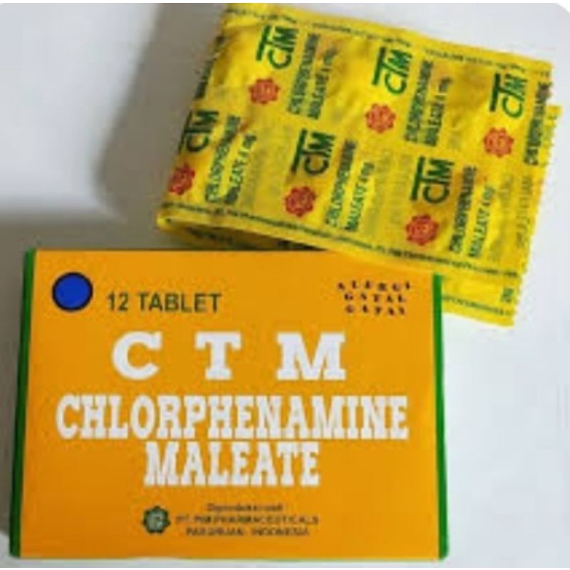 CTM obat gatal dan alergi