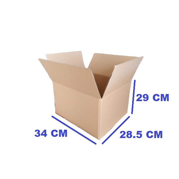 

Karton box 34*28.5*29 CM Carton Box Kardus Polos SINGLE WALL