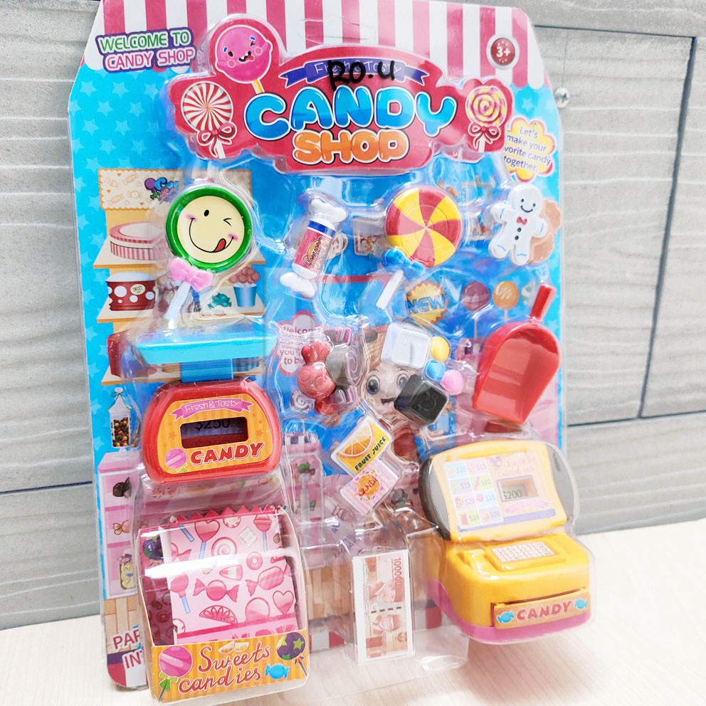 Candy Shop Mainan Toko Permen Lollipop Kasir-kasiran