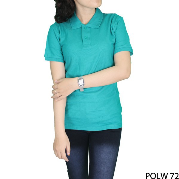 Kaos Polos Wanita Kerah Tosca Tua 100% Cotton Pique Tosca Tua – POLW 72