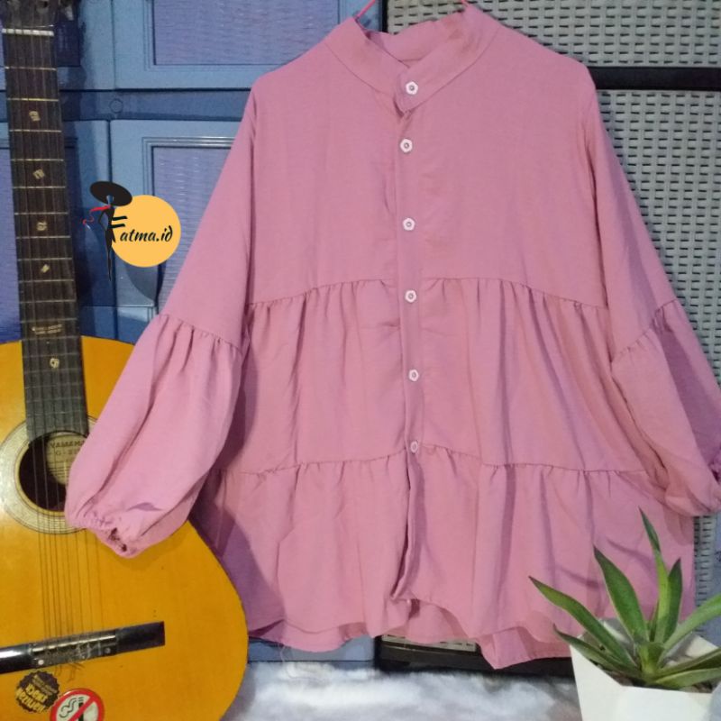 JASMINE TUNIK MIDI CRINKLE