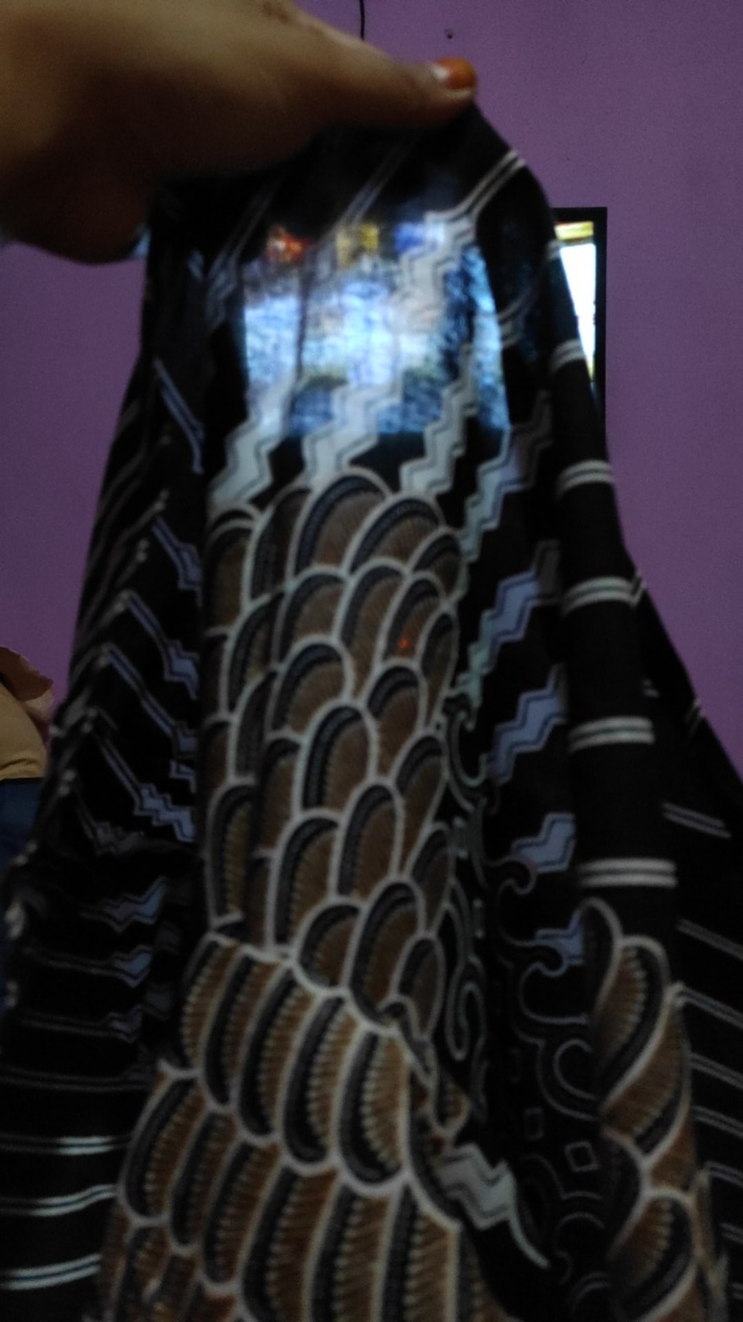 M-l-xl-xxl Batik Tunik Wanita Asj Sa Hrb026 Kenongo Pekalongan Sogan Tulis