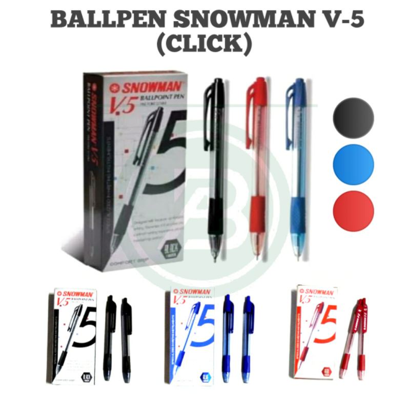 

PULPEN/ BOLPOIN CETEK SNOWMAN V-5 (0,7mm)