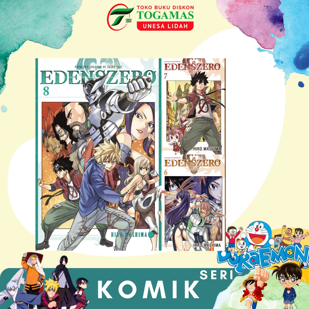 KOMIK EDENS ZERO 05, 06, 07, 08, 09, 10, 11, 12, 13 KARYA HIRO MASHIMA