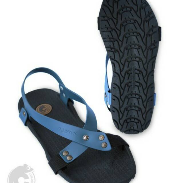 Sandal Keren Borneo Blue