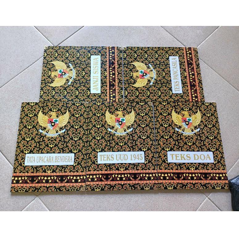 

JGS Map Upacara - Naskah Upacara ( Map upacara batik murah ) 1 set isi 5 lengkap☍❅ (Readystock)Terlaris ☍